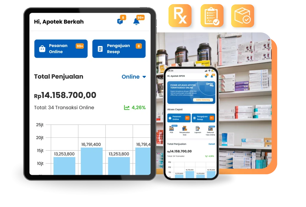 Sistem Apotek Paling Stabil | Aplikasi & Software Terintegrasi