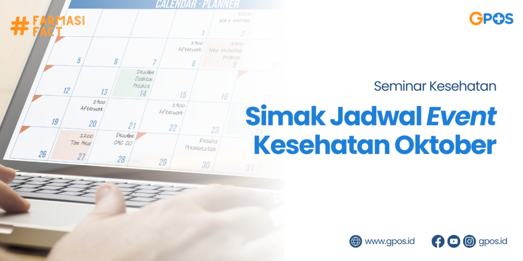 Jadwal Seminar Kesehatan Oktober Ter-Update, Ada Benefit SKP!