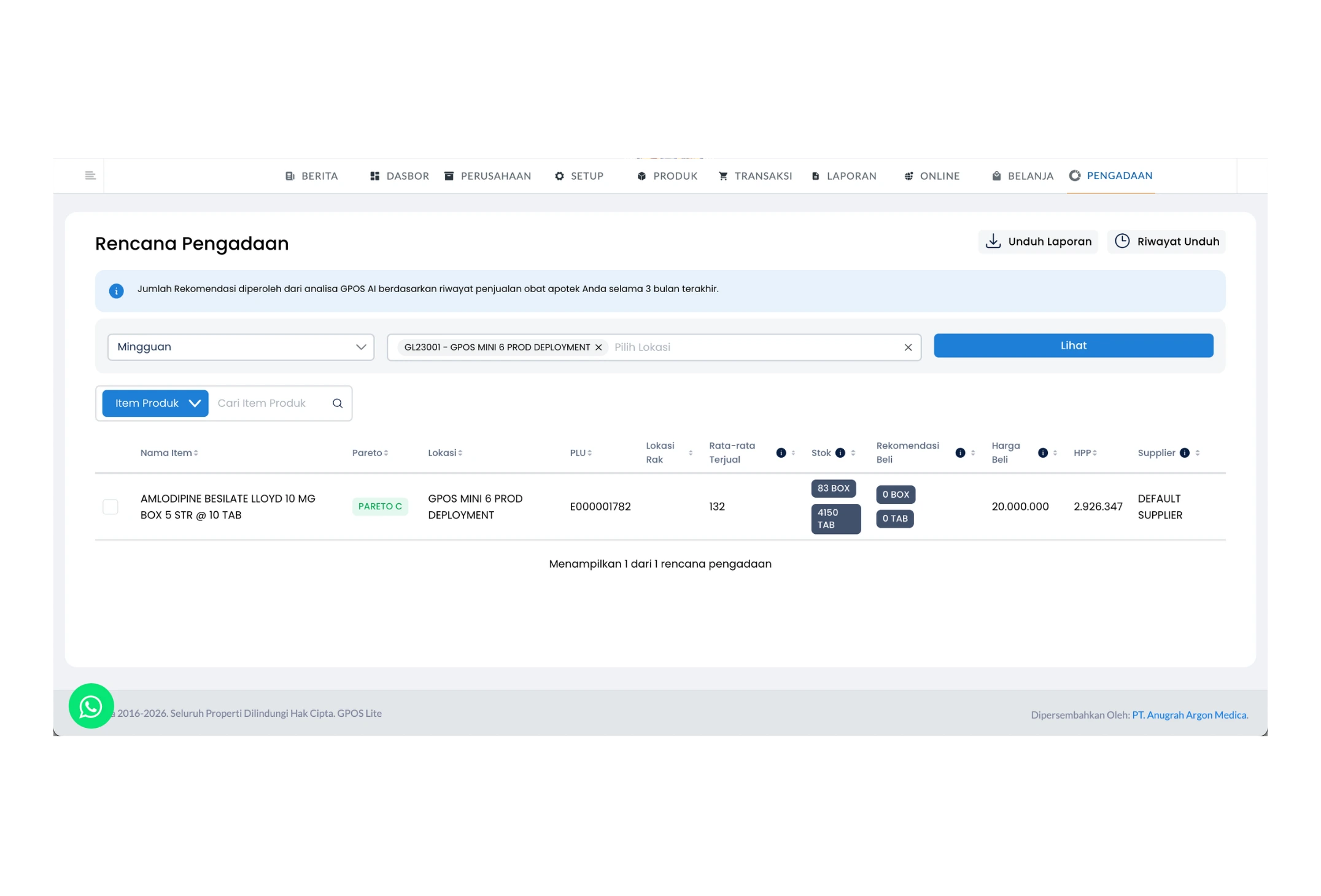 Lihat Produk Paling Unggul Pakai Fitur Pengadaan (AI Smart Forecasting)