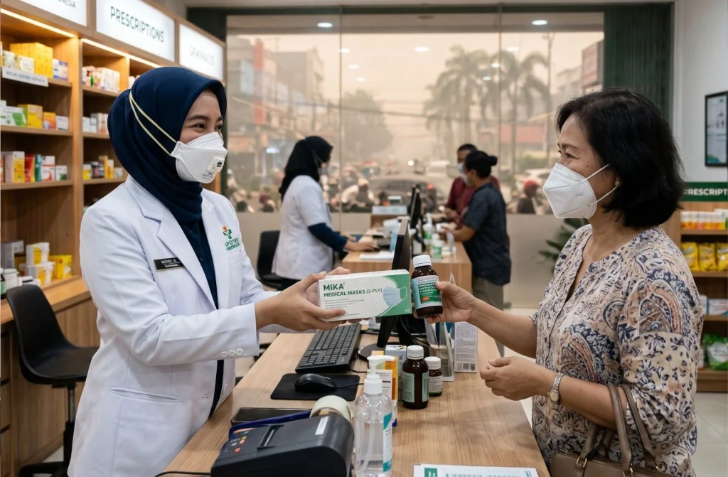 Standar Pemilihan Masker Filtrasi yang Benar saat Karhutla